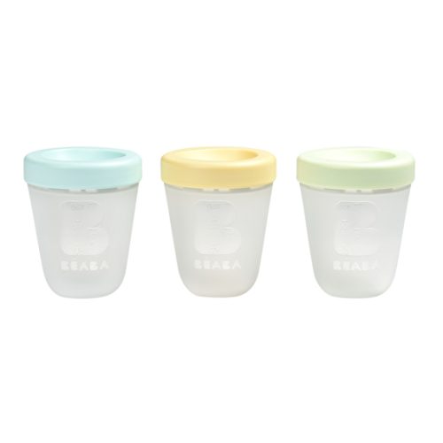 Набір із 3 силіконових контейнерів по 200 мл