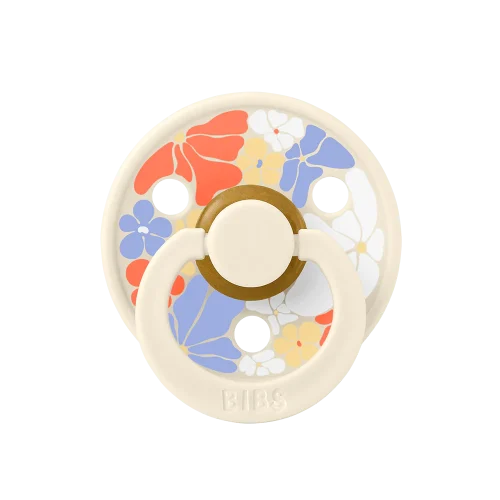 Пустушка BIBS Colour Latex Flower Child - Ivory