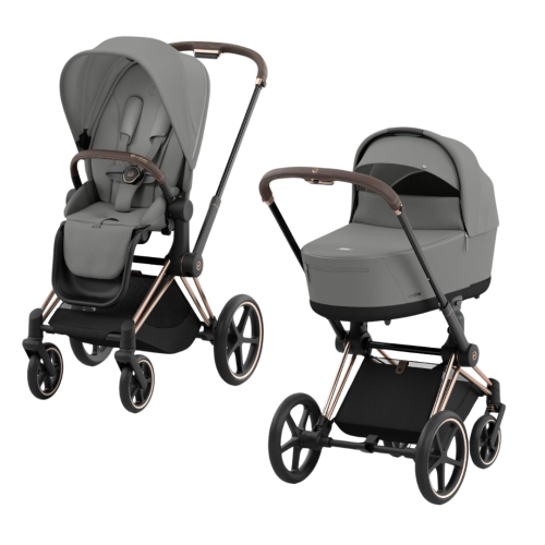 Візочок Cybex Priam 4.0 Mirage Grey Rose Gold 2 в 1