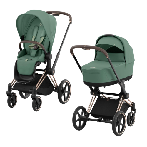Візочок Cybex Priam 4.0 Leaf Green Rose Gold 2 в 1