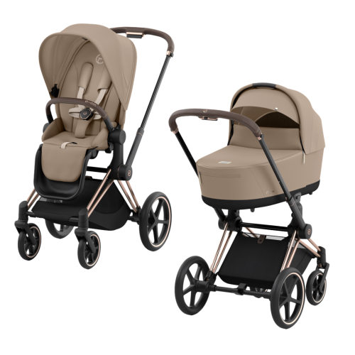 Візочок Cybex Priam 4.0 Cozy Beige Rose Gold 2 в 1