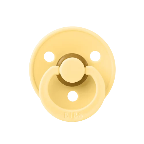 Пустушка BIBS Colour Latex Round – Pale Butter