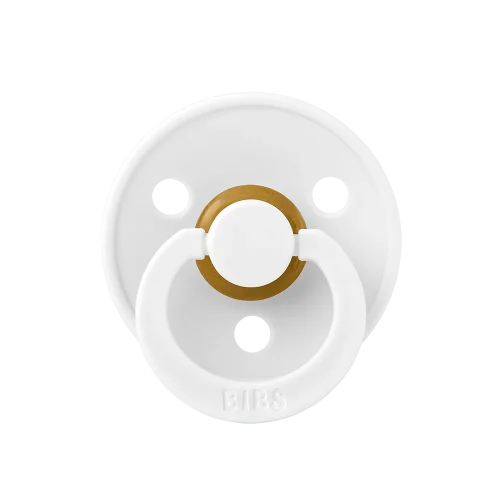Пустушка BIBS Colour Latex Round – White