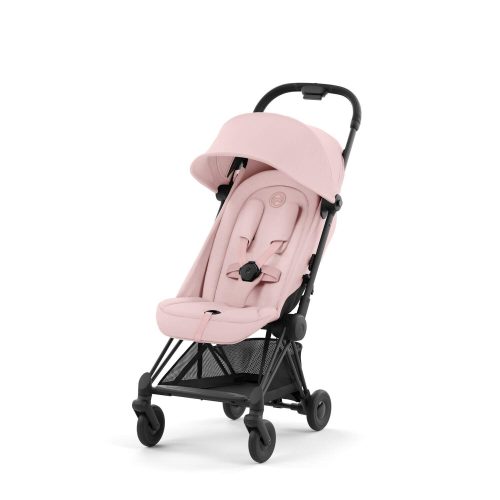 Візочок Cybex Coya Peach Pink на шасі Matt Black