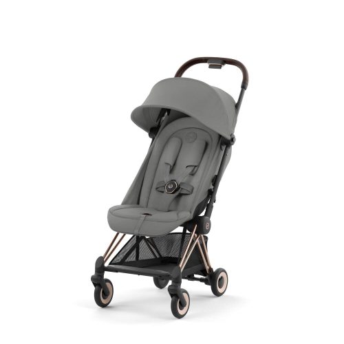 Візочок Cybex Coya Mirage Grey на шасі Rose Gold