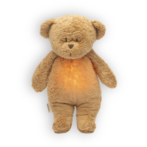 Співаючий ведмедик з нічником Moonie - Capuccino