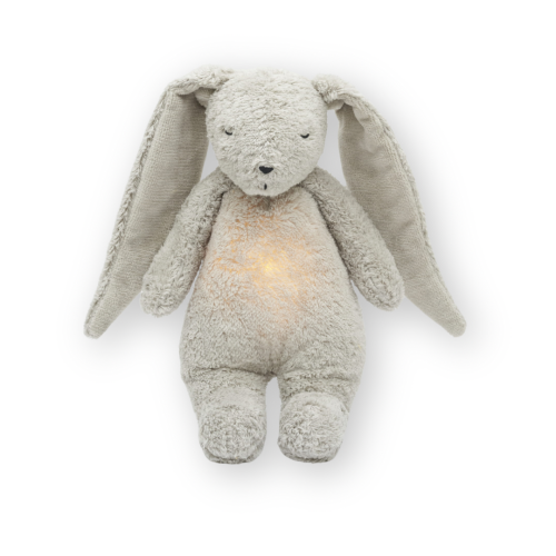 Співаючий зайчик з нічником Moonie - Gray