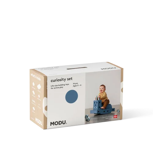 Набір великих кубиків MODU CURIOSITY - Blue