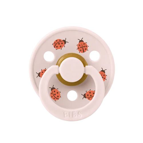 Пустушка BIBS Colour Latex Ladybug Friends - Petal