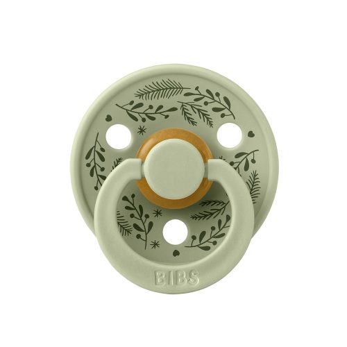 Пустушка BIBS Colour Latex Holiday Leaf - Sage Hunter