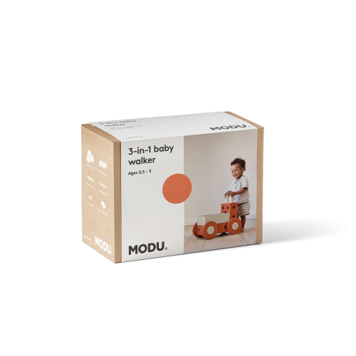 Штовхач-ходунці конструктор MODU Tiny Walker 3 в 1 - Burnt Orange