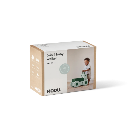 Штовхач-ходунці конструктор MODU Tiny Walker 3 в 1 - Ocean Mint