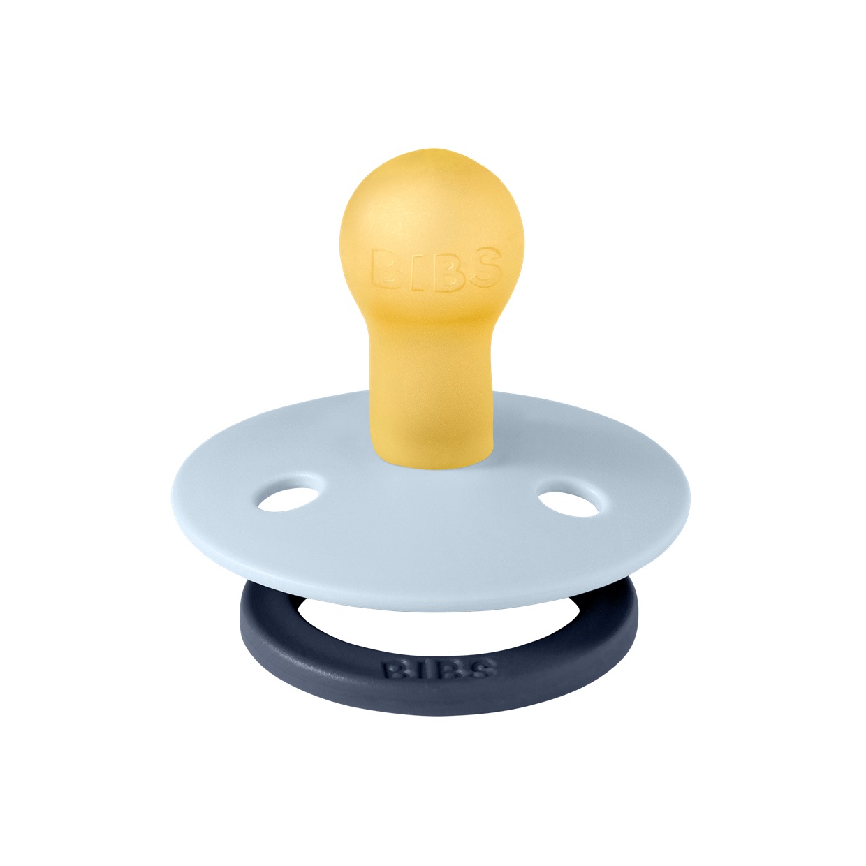 Пустушка BIBS Colour Latex Fusion - Baby Blue Deep Space - Зображення 2