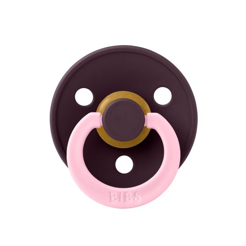 Пустушка BIBS Colour Latex Fusion - Plum Baby Pink