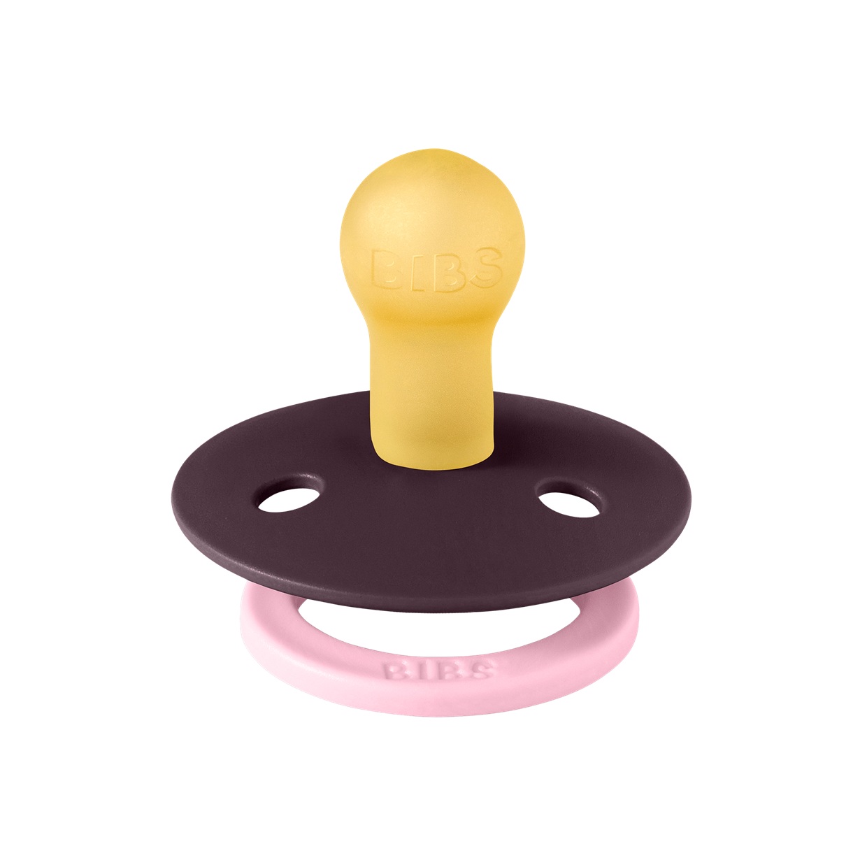 Пустушка BIBS Colour Latex Fusion - Plum Baby Pink - Зображення 2