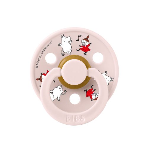 Пустушка BIBS x Moomins Colour Latex Dancing Friends - Petal