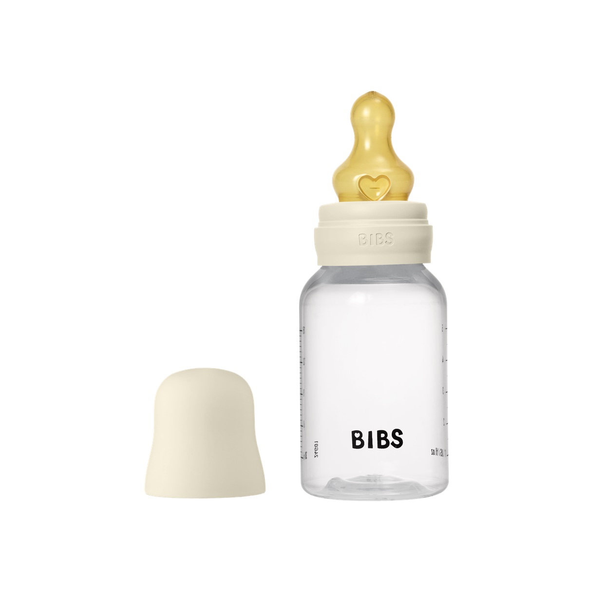 Дитяча пляшечка BIBS Baby Bottle Round Latex 150 мл Slow Flow