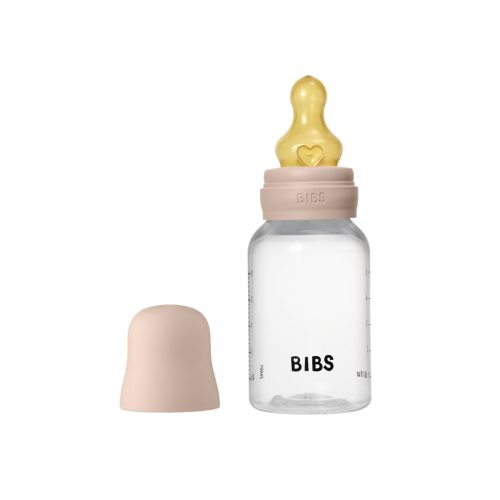 Дитяча пляшечка BIBS Baby Bottle Round Latex 150 мл Slow Flow