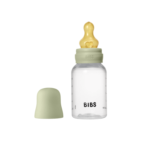 Дитяча пляшечка BIBS Baby Bottle Round Latex 150 мл Slow Flow