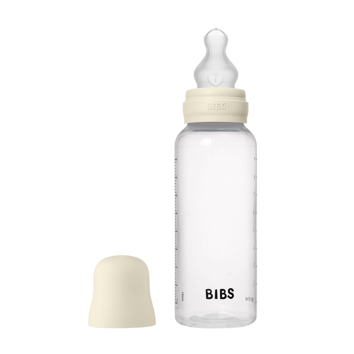 Дитяча пляшечка BIBS Baby Bottle Round Silicone 270 мл Medium Flow