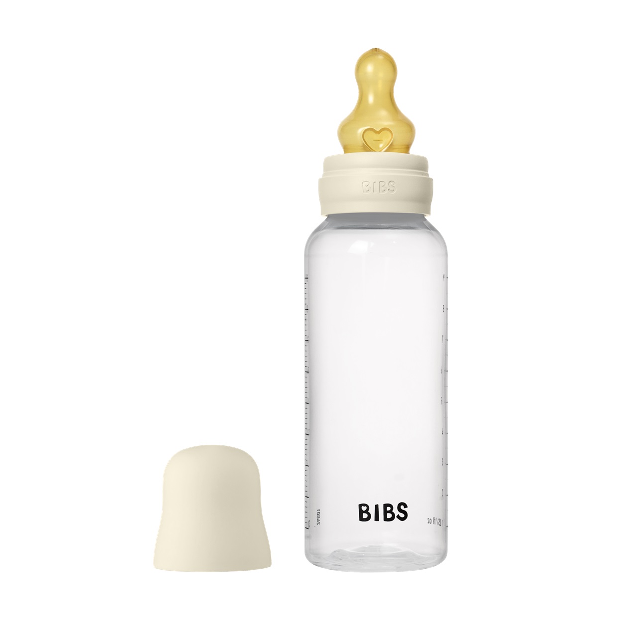 Дитяча пляшечка BIBS Baby Bottle Round Latex 270 мл Medium Flow